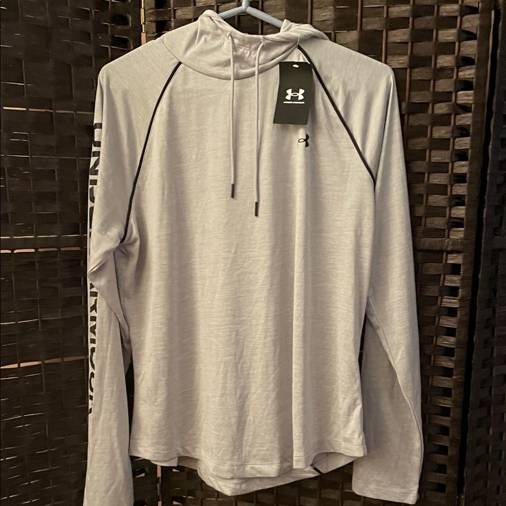 Under Armour Men's Light Gray Hoodie